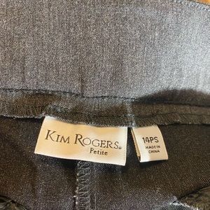Kim Rodgers gray stretchy pants. Size 14PS